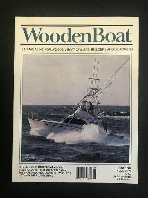 Wooden Boat Magazine June 1987 Number 76 Ebay