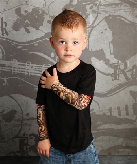 Kids Tattoo Sleeve Shirt Toddler Tattoo Sleeve Shirt Etsy Tattoo