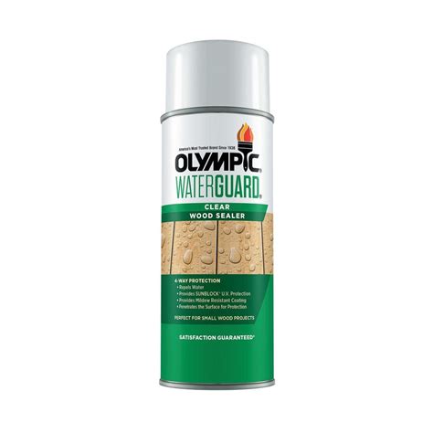 Olympic Waterguard 11 Oz Clear Exterior Wood Sealer Spray 55260xis 54