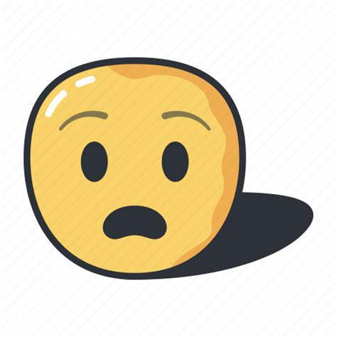 Emoji Shocked Emoticon Emotion Feeling Surprised Icon Download