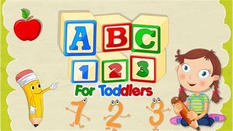 Abc 123 For Toddlers Preschool Toddler Learning Games By Gameiva