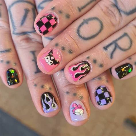 20 Goth And Emo Nail Designs For An Edgy Look Beautiful Dawn Designs