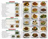 Chinese Food Menu Pictures