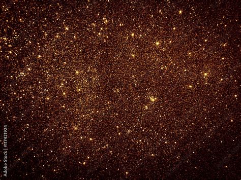 Black And Gold Gradient Galaxy Glitter Texture Background Stock