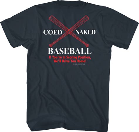 Baseball Coed Naked T Shirt