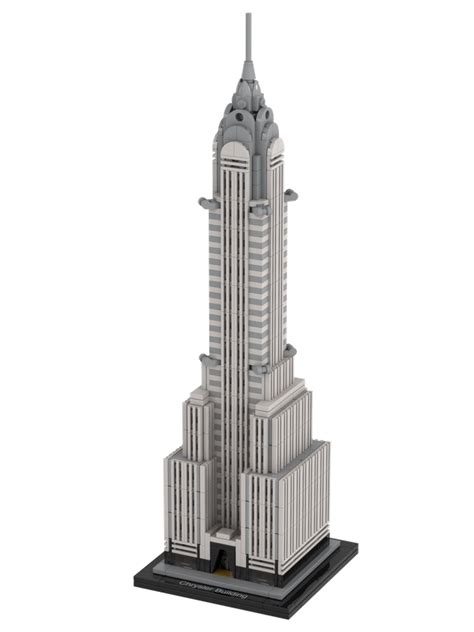 Lego Moc 30051 Chrysler Building Architecture 2019 Rebrickable