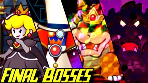 Evolution Of Final Bosses In Paper Mario Games 2000 2016 Youtube