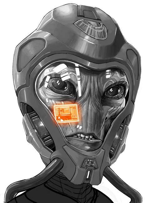 Саларианец Фан арт Mass Effect 3
