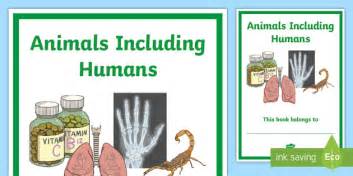 Animals Including Humans Editable Title Page Teacher Made