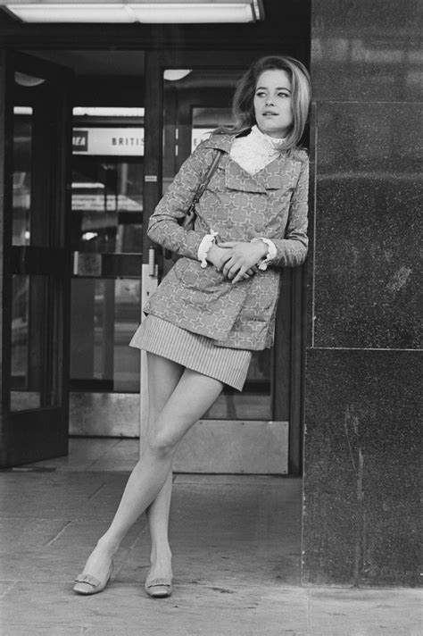 great outfits in fashion history charlotte rampling s 60s mini skirt fashionista