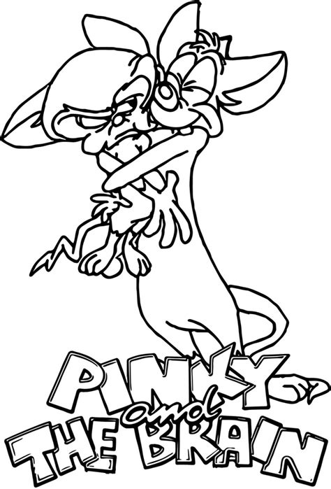 Seven Funny Pinky And The Brain Coloring Pages Coloring Pages