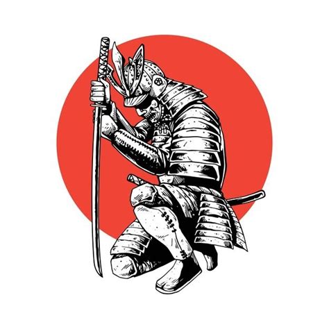 Premium Vector Illustration Concept Of Samurai Warrior Samurai Warrior Tattoo Warrior