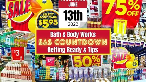 Bath And Body Works Semi Annual Sale Countdown Getting Ready And Tips For