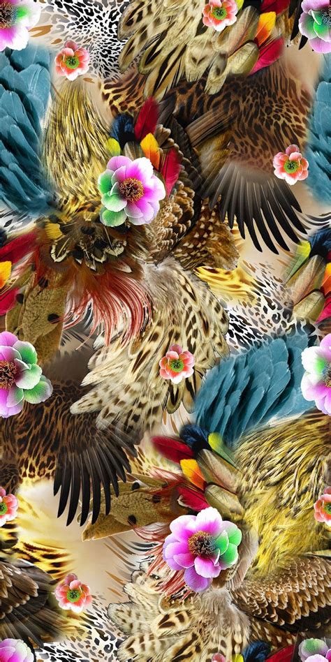 Animal,floral,marine,pattern vector animal and more resources at freedesignfile.com. DİGİTAL PRİNT NATURAL FEATHER COLLAGE | Joy Design Studio