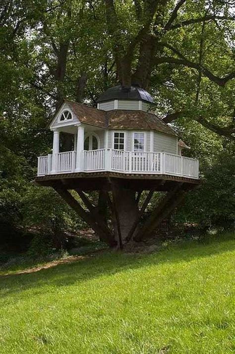 20 Amazing Tree House Designs For A Fantastic Garden