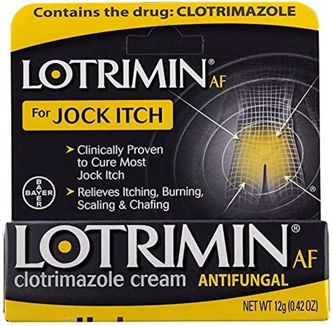 Buy Lotrimin AF Jock Itch Antifungal Cream Clotrimazole Clinically Proven Effective Of Most