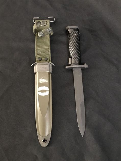 Vintage Us Army M5 Fighting Knife Garand Bayonet By Imperial And M8a1 Viz