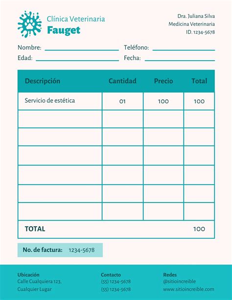 Arriba Imagen Modelo De Factura Para Imprimir Pdf