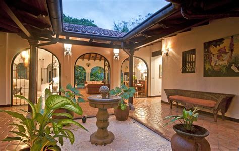 At its greatest extent, the spanish crown claimed on the mainland of the americas much of north america south of canada, that is: Hacienda Mediterranean Style House Plans Villa With ...