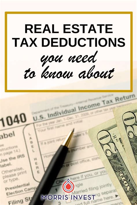 Real Estate Tax Deductions You Need To Know About Estate Tax Real