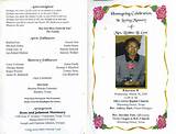 Photos of Free Homegoing Service Program Template