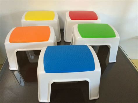 Shop for kids plastic stool online at target. Durable Plastic Light Weight Kids Stacking Chairs Stool Step | eBay