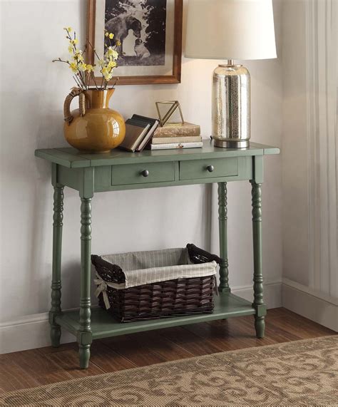 Cottage Green Entry Table - Simplicity in 2020 | Entry table decor