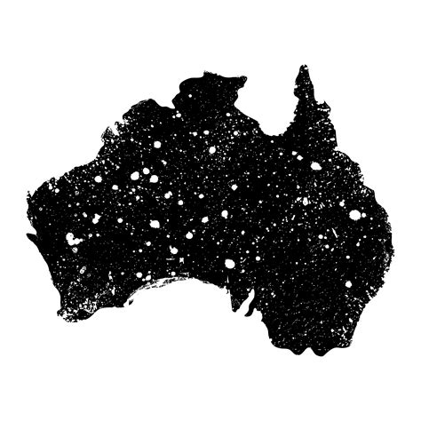 Australia Map Geography Shape Vector Icon 551026 Vector Art At Vecteezy