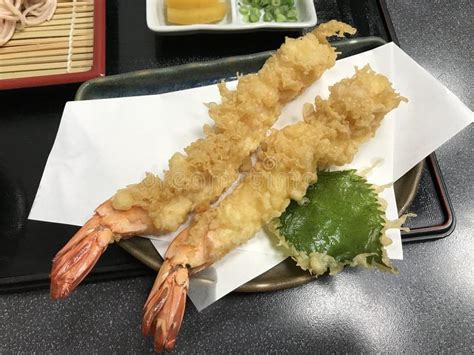 Japanese Shrimp Tempura Stock Image Image Of Gourmet 107107721