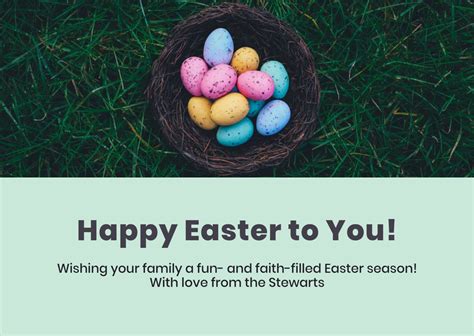 Happy Easter Postcard With Photo Mediamodifier