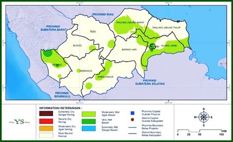 Peta Jambi Lengkap Dengan Kabupaten Dan Kota Tarunas