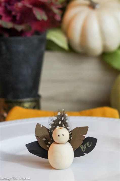 Your place card style needs to fit with your event and overall design. DIY Thanksgiving Turkey Place Cards