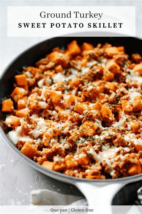 Taste preferences make yummly better. This Ground Turkey Sweet Potato Skillet will be ready to dig in less than 30 mins and you will ...