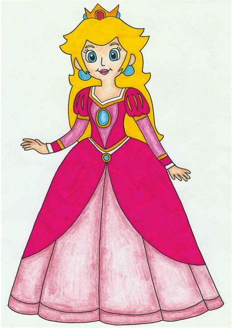 Princess Peachs New Dress By Suki Rainbow On Deviantart