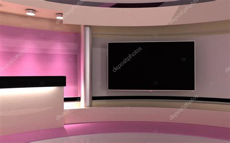 Pink Studio Tv Studio News Studio The Perfect Backdrop For Any Green