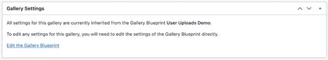 how to use the gallery blueprint previously called master gallery