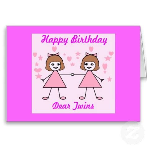 1000 Images About Birthday Cards For Twins On Pinterest Birthday