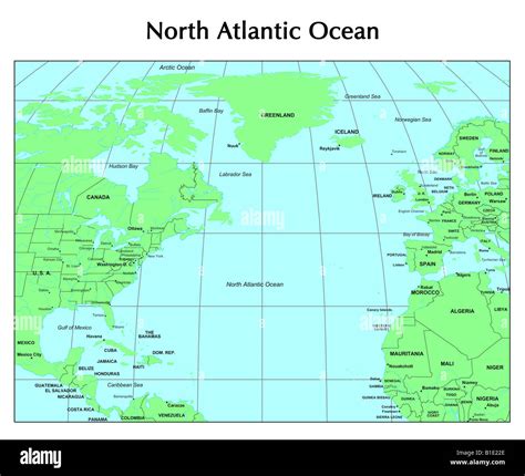 North Atlantic Ocean Stock Photo 18133990 Alamy