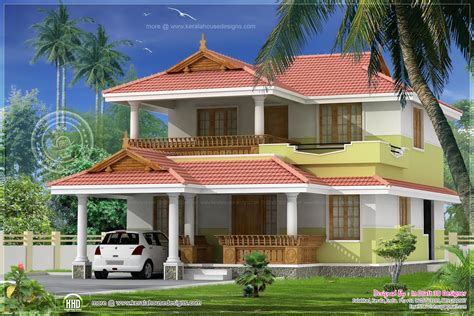 3 Bed Room Traditional Villa 1740 Sqfeet Home Kerala Plans