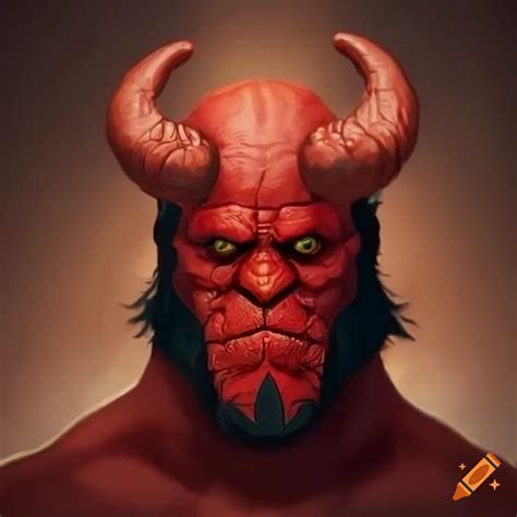 Character With Horns Portraying A Warlock From Dungeons And Dragons On