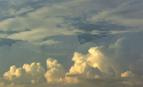 Clouds Background Cumulonimbus Cloud Formations Stock Image Image Of