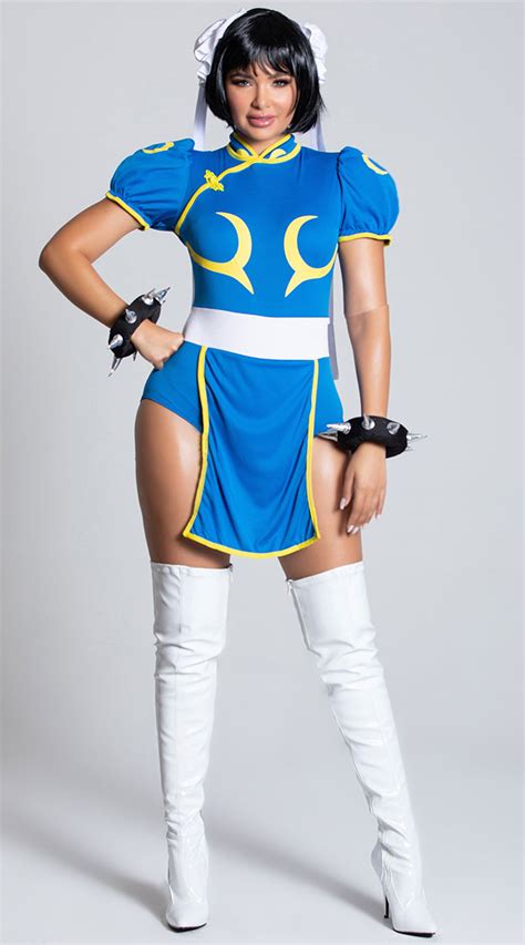 Street Fighter Chun Li Costume Womens Street Fighter Costume Chun Li