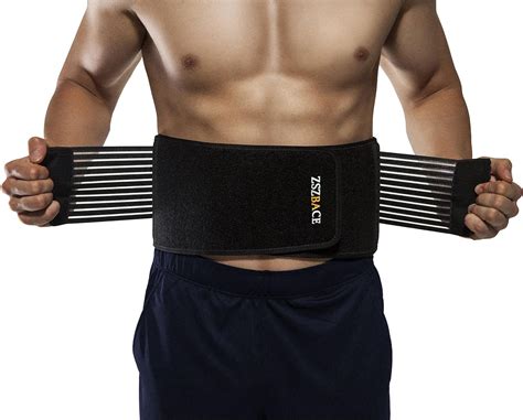 Zszbace Rückenbandage Mit Stabilisierungsstäben Rückenstütze Für