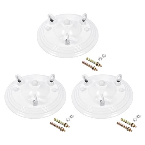Retro Light Canopy Kit With 3 Hooks Vintage Chandelier Ceiling Plate