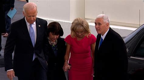The Bidens Welcome The Pences To White House Cnn Video