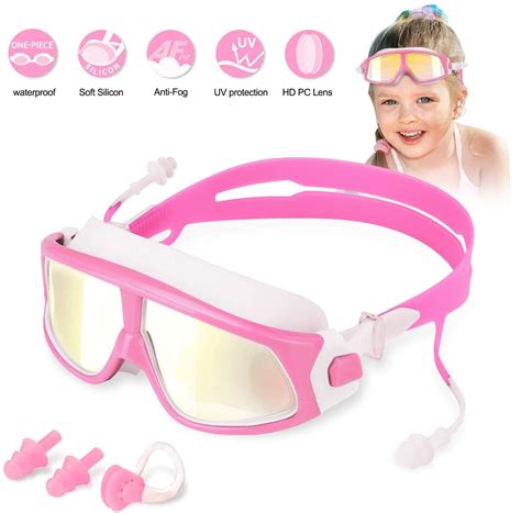 Wotek Swimming Goggles Kids Swimming Goggles With Uv Protection And