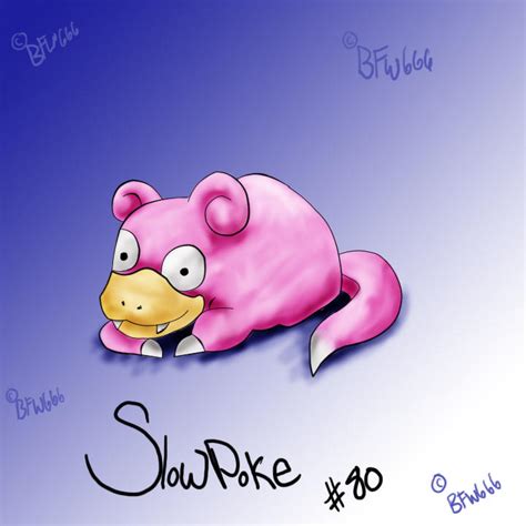 Slowpoke By Blackfirewolf666 On Deviantart