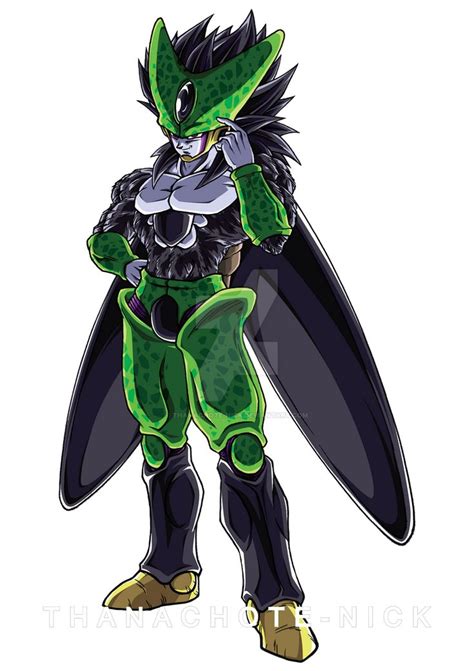 Perfect Cell Ssj4 Dbxv2 Color By Thanachote Nick On Deviantart
