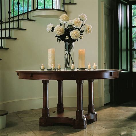 See more ideas about entrance foyer, design, foyer design. Round Foyer Table Decorating Ideas | Interesting Ideas for ...