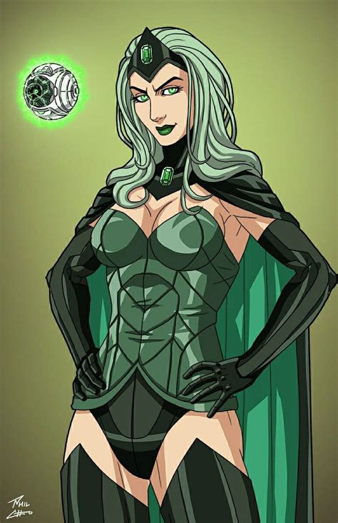 Emerald Empress E Phil Cho Comic Villains Dc Comics Characters New Justice League Comic